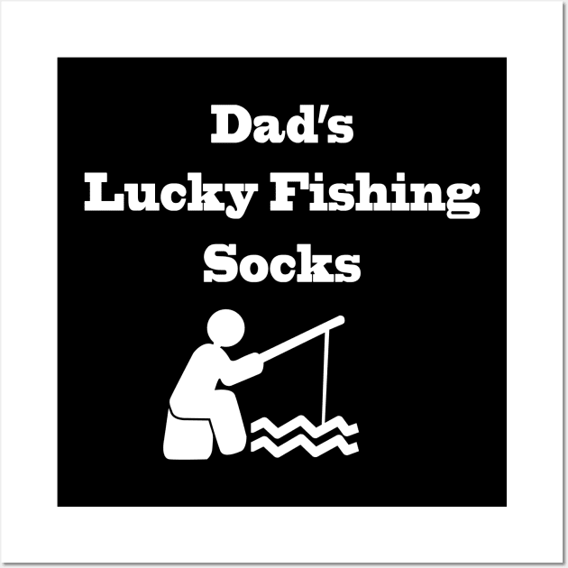 Personalised Lucky Fishing Socks Wall Art by AgneJaspe